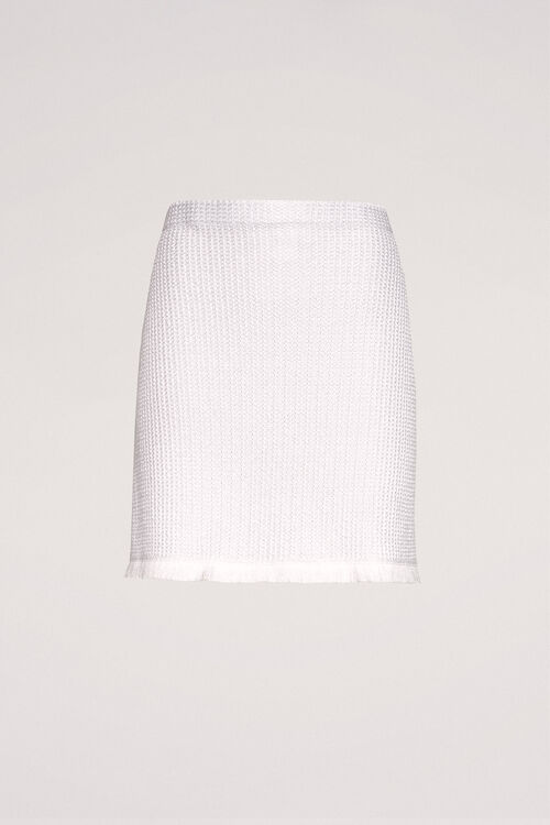 Luisa Spagnoli Carapace - Minigonna Sfrangiata