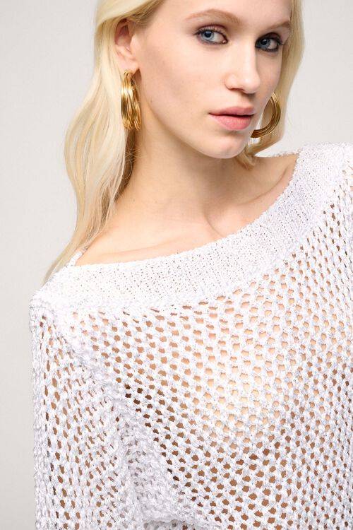 Luisa Spagnoli Cavolfiore - Pullover Traforato