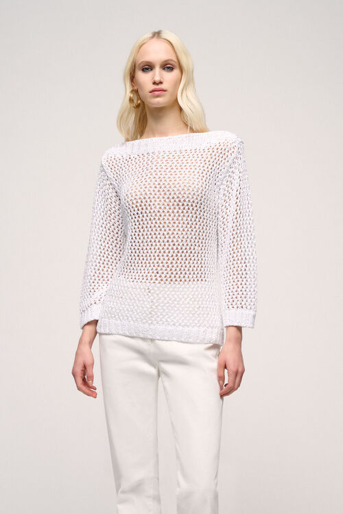 Luisa Spagnoli Cavolfiore - Pullover traforato