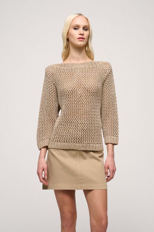 Luisa Spagnoli Cavolfiore - Pullover traforato