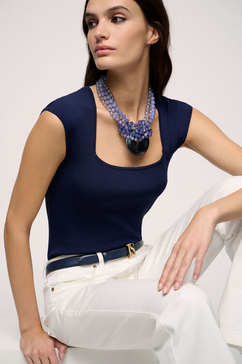 Luisa Spagnoli Cebrio - Top In Maglia