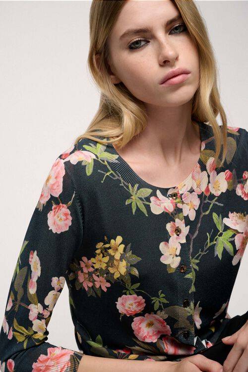 Luisa Spagnoli Centrino - Cardigan Floreale