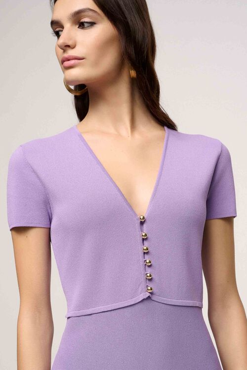 Luisa Spagnoli Ceratura - Abito Scollo A V