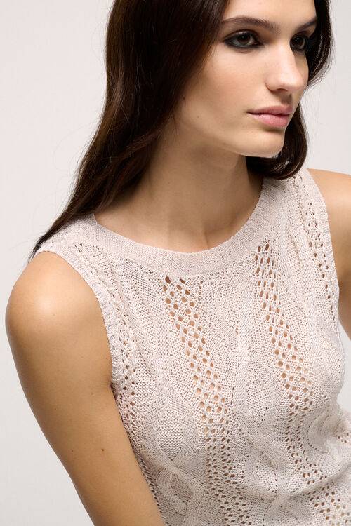 Luisa Spagnoli Cerchia - Abito In Maglia Traforata