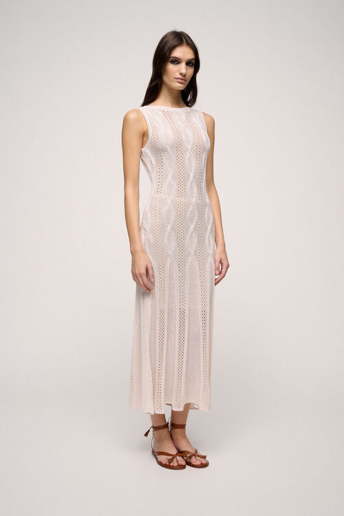 Luisa Spagnoli Cerchia - Abito in maglia traforata