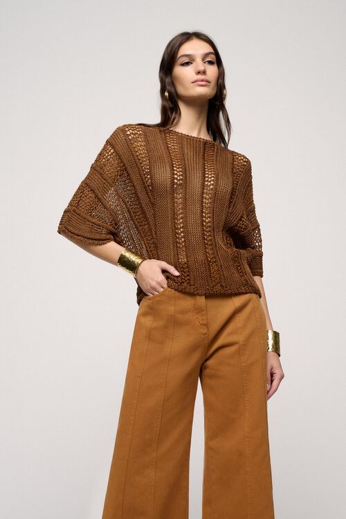 Luisa Spagnoli Cerniera - Top in maglia