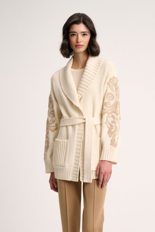 Luisa Spagnoli Cestello - Cardigan ricamato