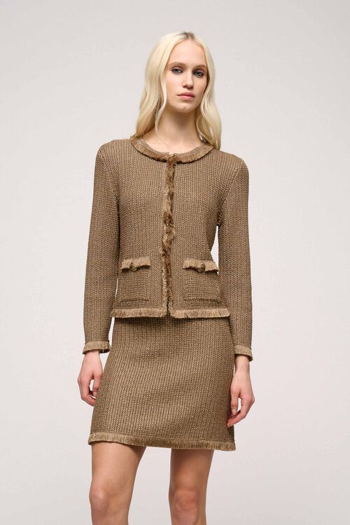 Luisa Spagnoli Chilometro - Giacca sfrangiata