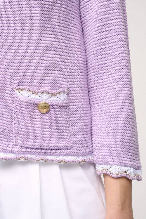 Luisa Spagnoli Chino - Cardigan Ricamato