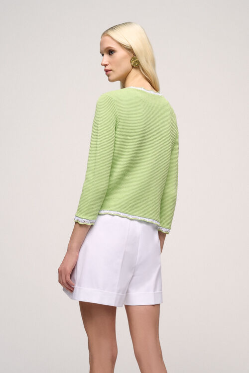 Luisa Spagnoli Chino - Cardigan Ricamato