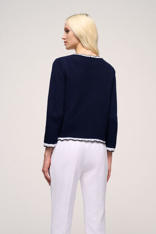 Luisa Spagnoli Chino - Cardigan Ricamato