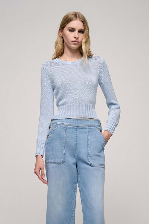 Luisa Spagnoli Chiuso - Pullover cropped