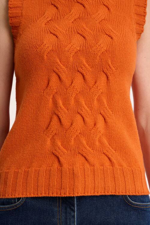 Luisa Spagnoli Chiusura - Gilet A Collo Alto