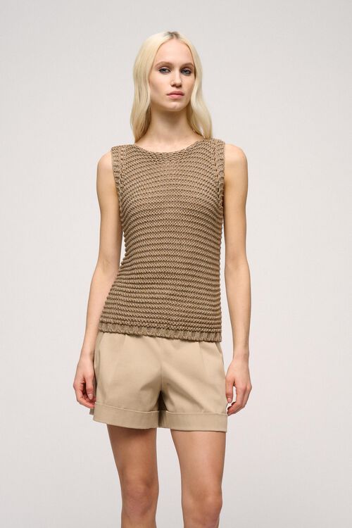 Luisa Spagnoli Cinico - Top lurex