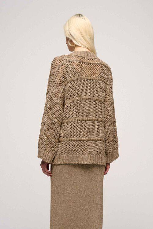 Luisa Spagnoli Cinofilo - Cardigan Lurex