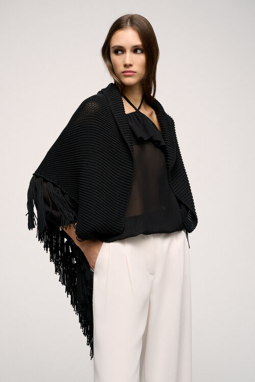 Luisa Spagnoli Ciuffo - Stola Con Frange
