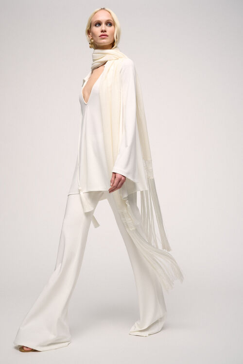 Luisa Spagnoli Clip - Stola ricamata - Fashion Show