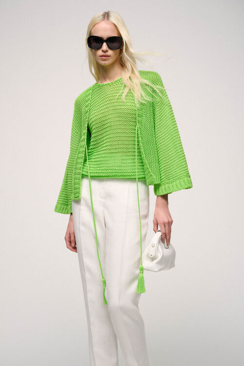 Luisa Spagnoli Collare - Top In Maglia