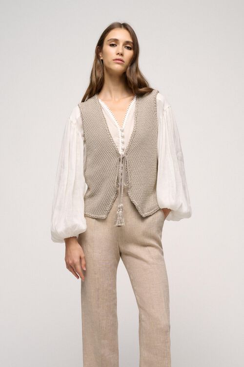 Luisa Spagnoli Colline - Gilet in maglia