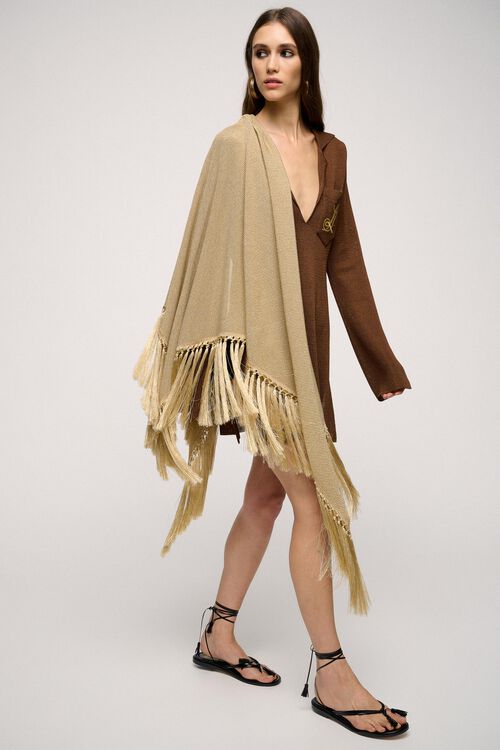 Luisa Spagnoli Compatto - Scialle lurex - Fashion Show