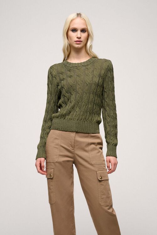 Luisa Spagnoli Condominio - Pullover A Trecce