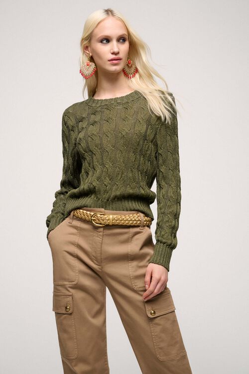 Luisa Spagnoli Condominio - Pullover a trecce