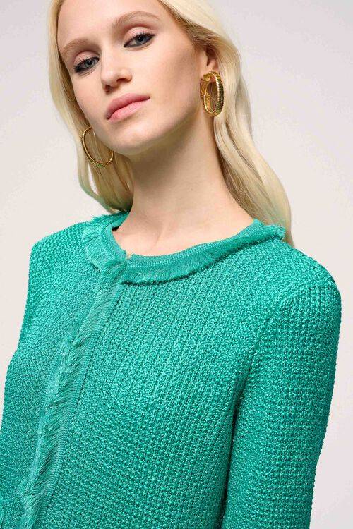 Luisa Spagnoli Conforto - Cardigan Con Frange