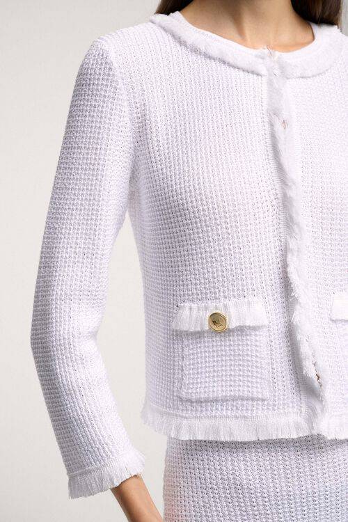 Luisa Spagnoli Conforto - Cardigan Con Frange