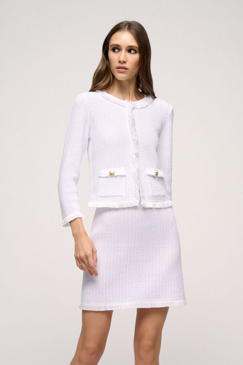 Luisa Spagnoli Conforto - Cardigan con frange