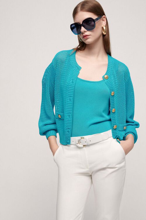 Luisa Spagnoli Corde - Top Tinta Unita