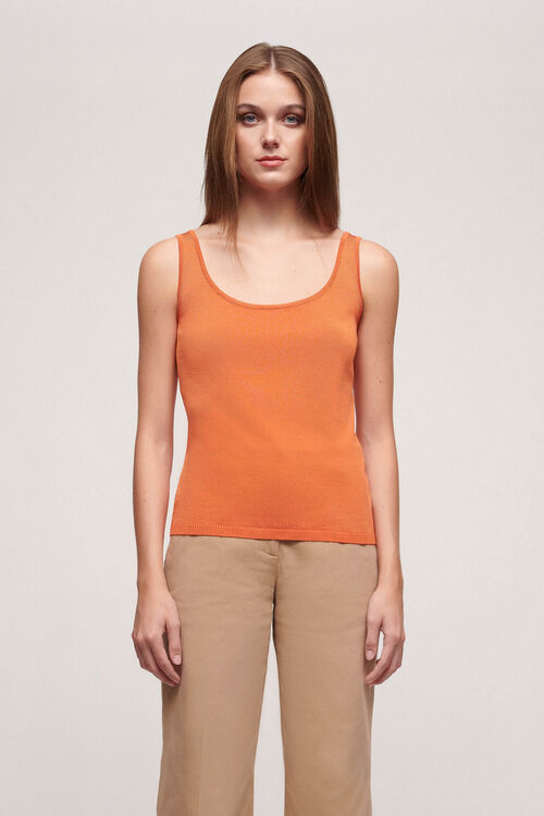 Luisa Spagnoli Corde - Top tinta unita