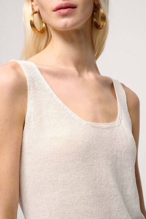 Luisa Spagnoli Cordolo - Top In Lino