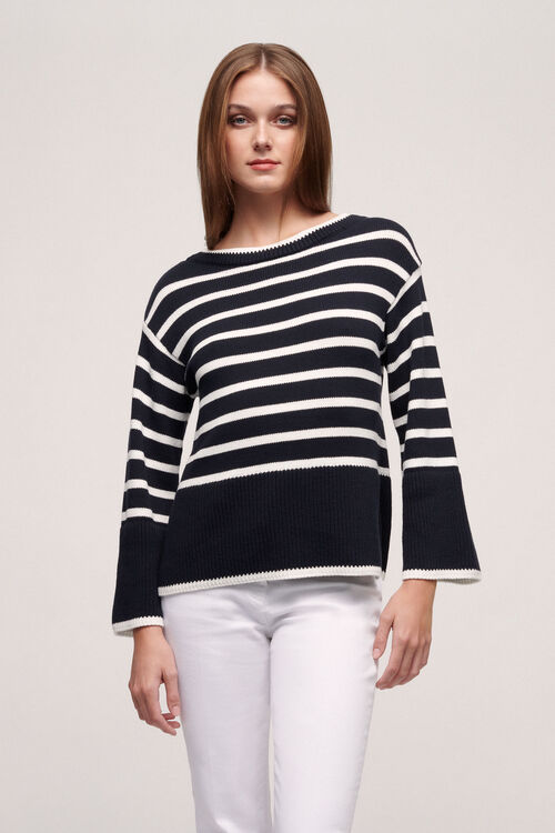 Luisa Spagnoli Cortina - Pullover righe
