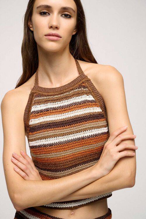 Luisa Spagnoli Costina - Top Con Laccetti