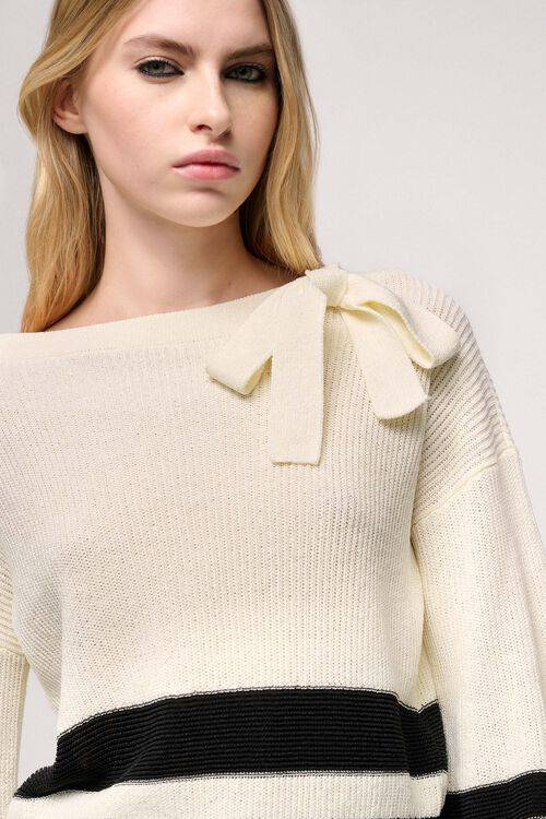 Luisa Spagnoli Crispina - Pullover Con Fiocco