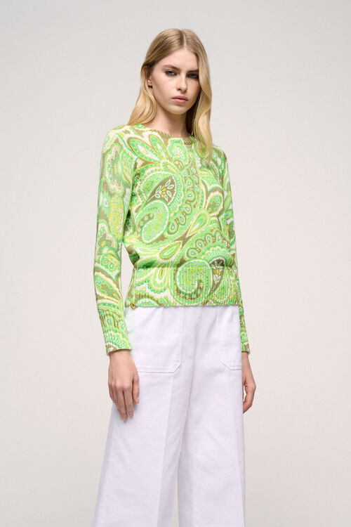 Luisa Spagnoli Crociata - Pullover Paisley