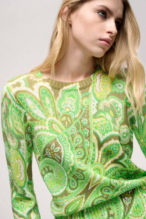 Luisa Spagnoli Crociata - Pullover paisley