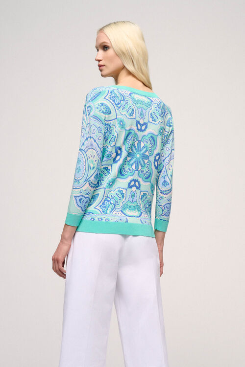 Luisa Spagnoli Crostone - Cardigan Paisley