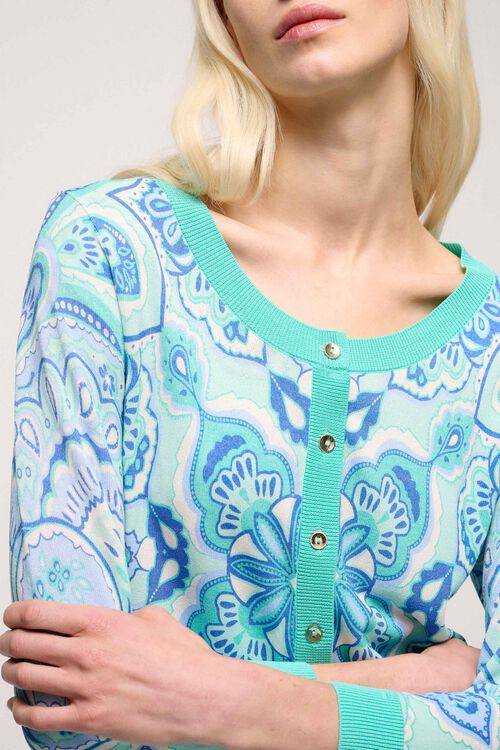 Luisa Spagnoli Crostone - Cardigan Paisley