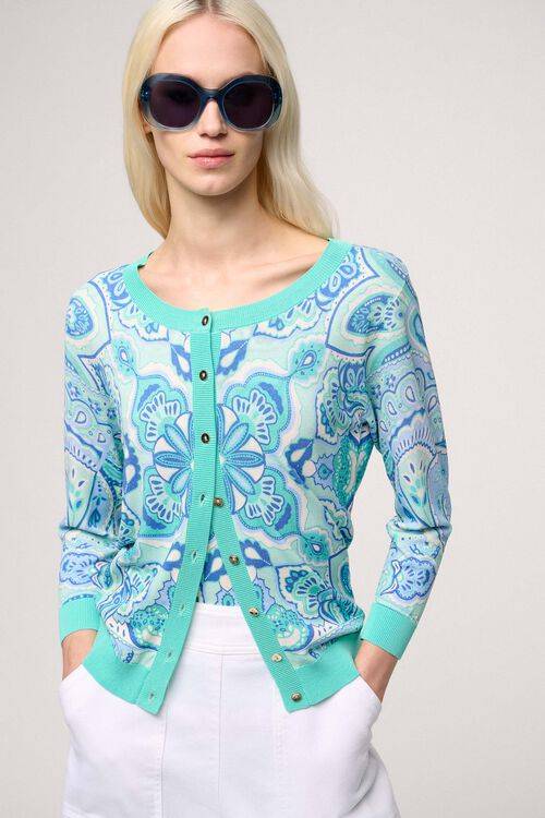 Luisa Spagnoli Crostone - Cardigan paisley