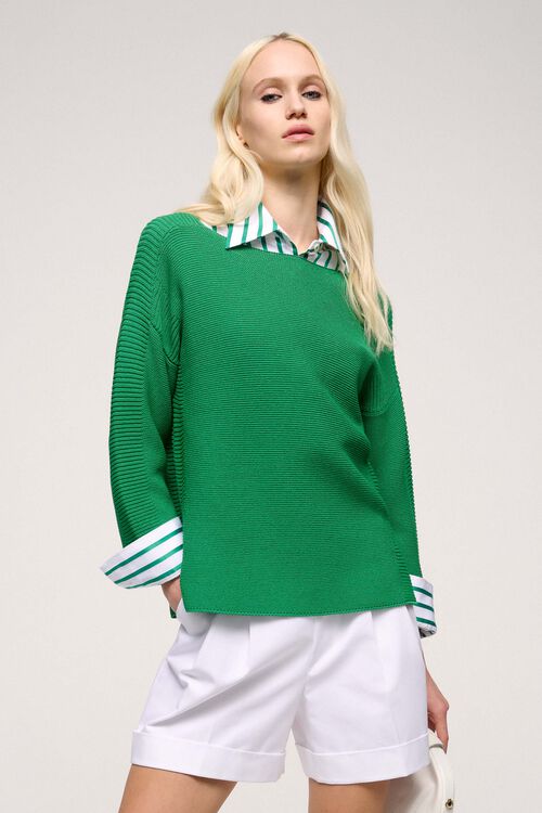 Luisa Spagnoli Cruccia - Pullover in viscosa