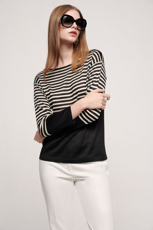 Luisa Spagnoli Cruciale - Pullover a righe