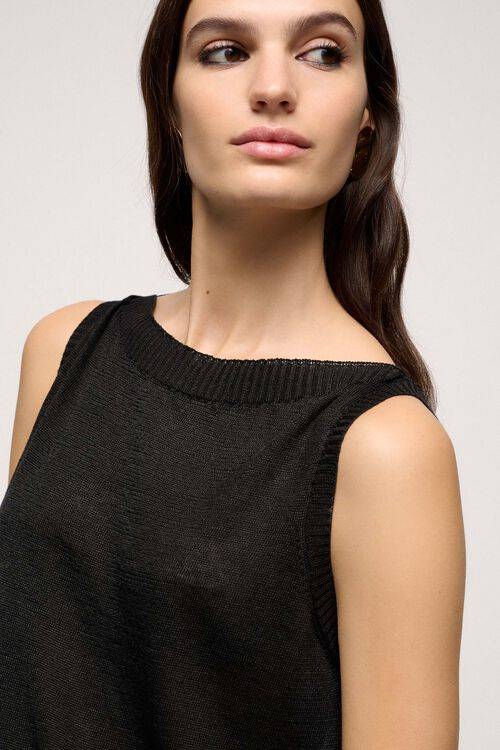 Luisa Spagnoli Cubico - Top Con Panneggio