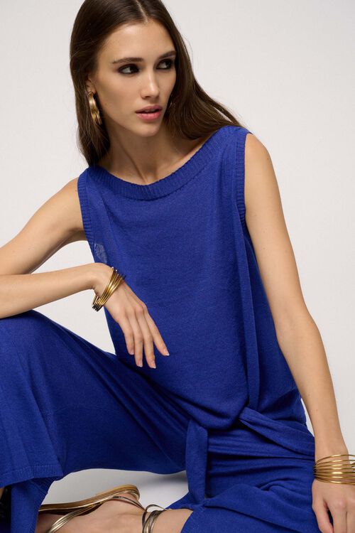 Luisa Spagnoli Cubico - Top con panneggio