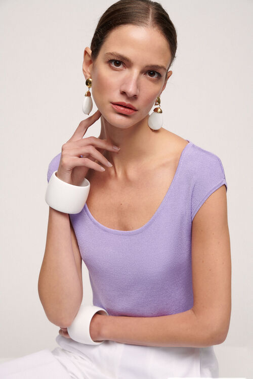 Luisa Spagnoli Culla - Top In Maglia