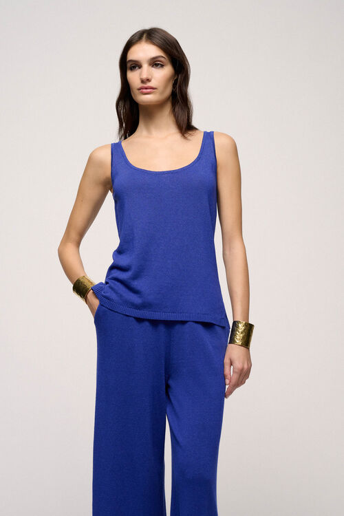 Luisa Spagnoli Cunicolo - Top in misto lino