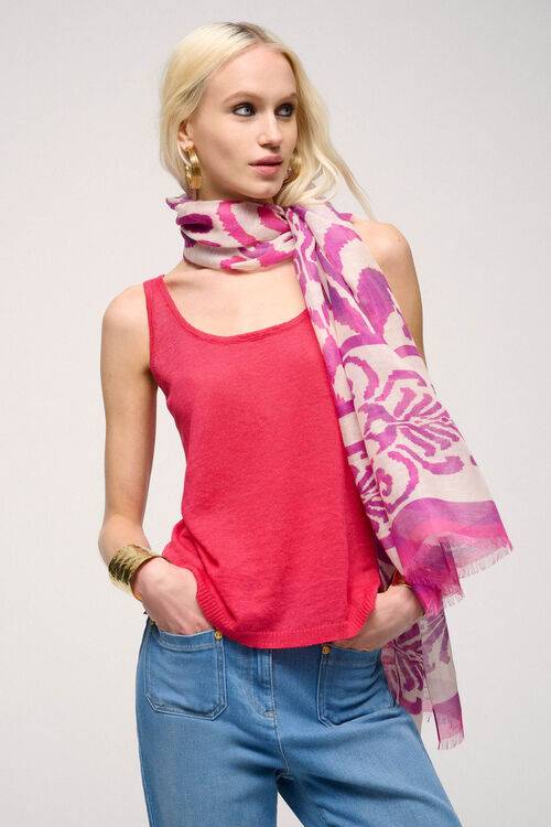 Luisa Spagnoli Cunicolo - Top in misto lino