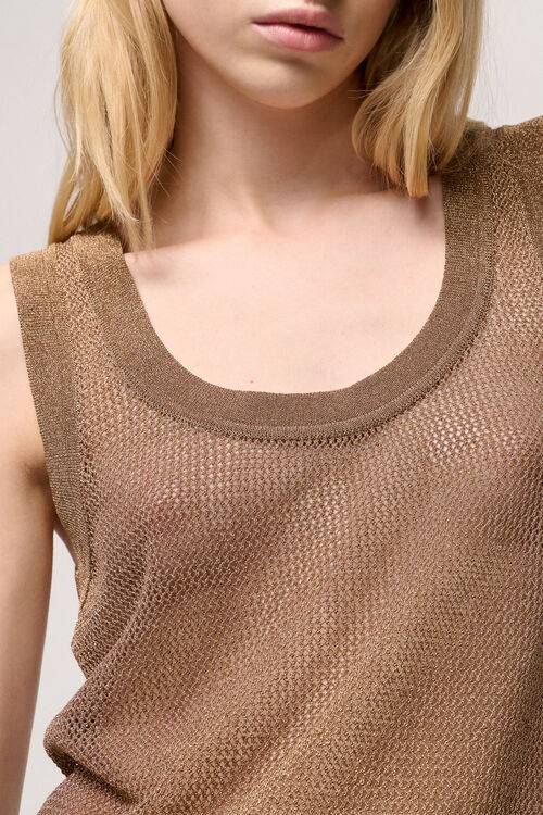 Luisa Spagnoli Cupo - Top In Viscosa Mesh