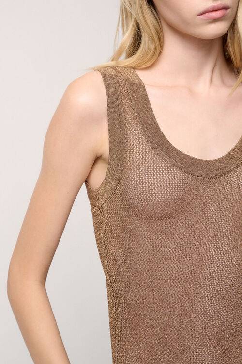 Luisa Spagnoli Cupo - Top In Viscosa Mesh