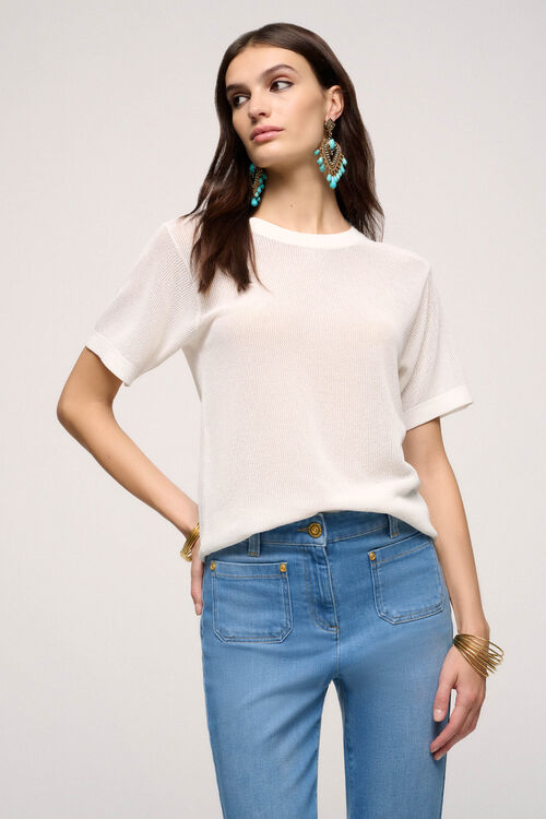 Luisa Spagnoli Curriculum - T-shirt in maglia